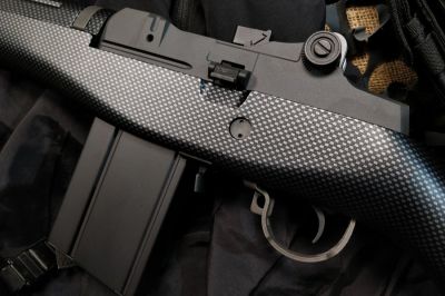 G&G AEG GR14 with Carbon Fibre Effect Stock - Detail Image 10 © Copyright Zero One Airsoft